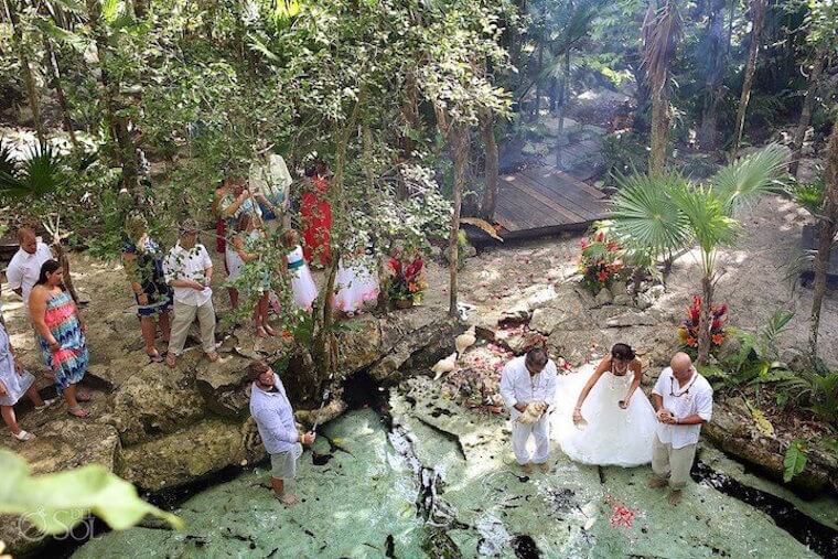 cenote wedding 