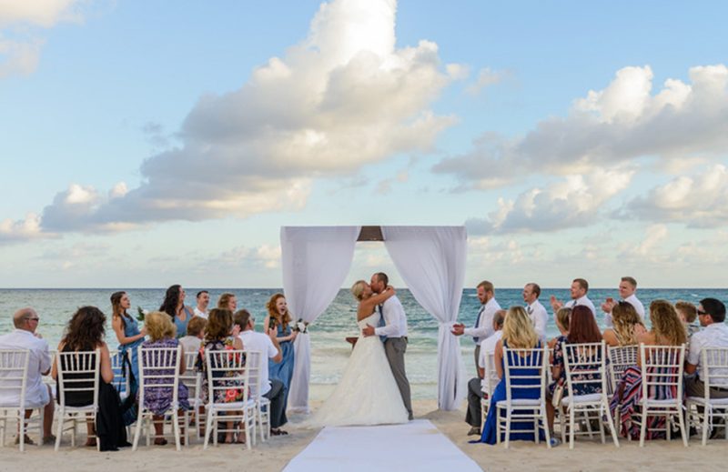 unico riviera Maya wedding beach ceremony