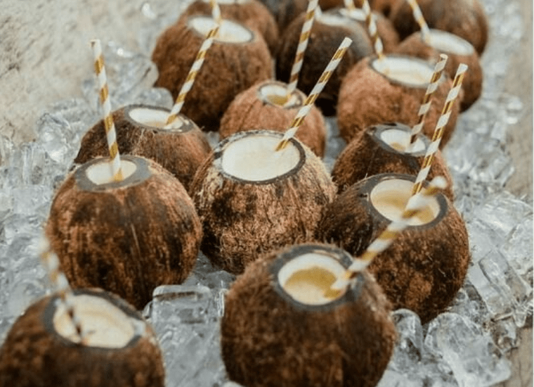 coconut drinks wedding