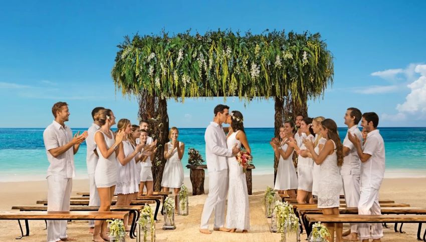 central beach venue at secrets akumal