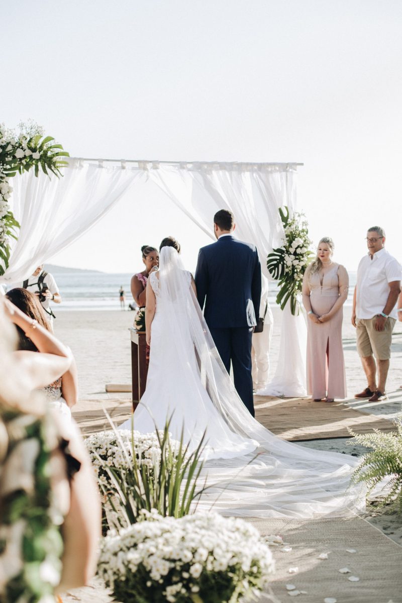 Mexico beach wedding