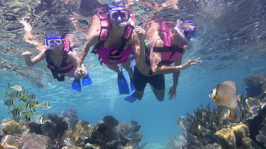 Snorkeling at Occidental Xcaret