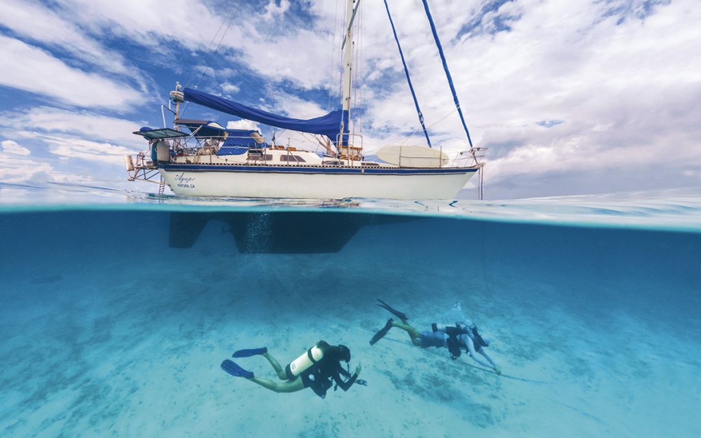 yacht dive snorkelling underwater