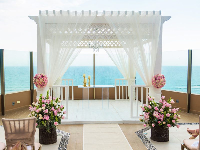el dorado seaside palms beach terrace for weddings