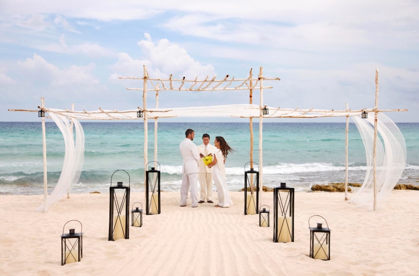viceroy riviera maya beach wedding