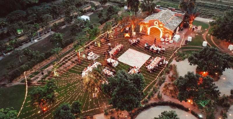 flora farms amphitheatre wedding