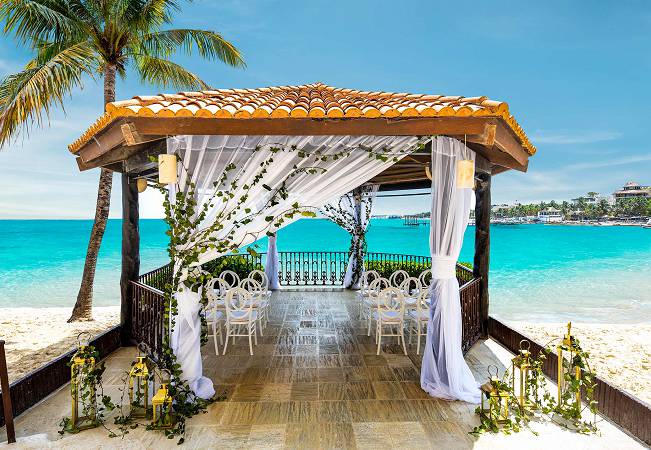 oceanfront wedding gazebo