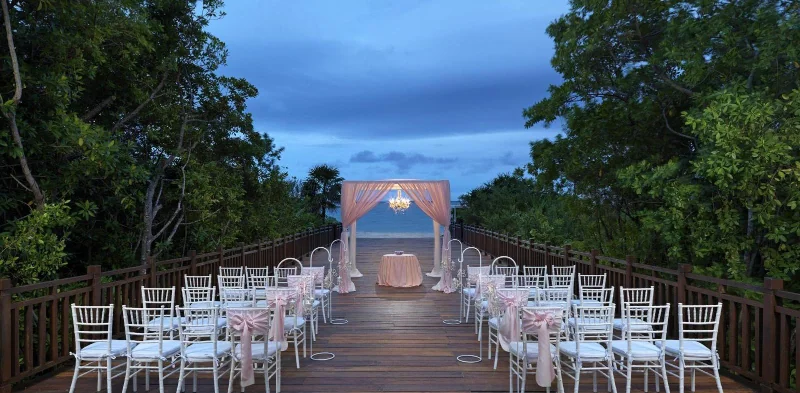 paradisus beach wedding