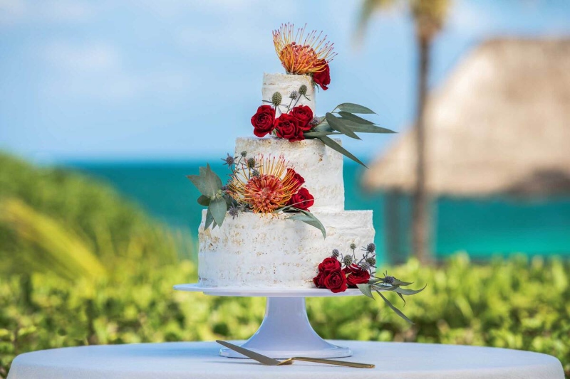 excellence riviera cancun wedding cake