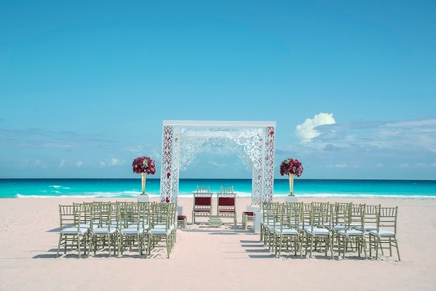 iberostar selection cancun beach wedding