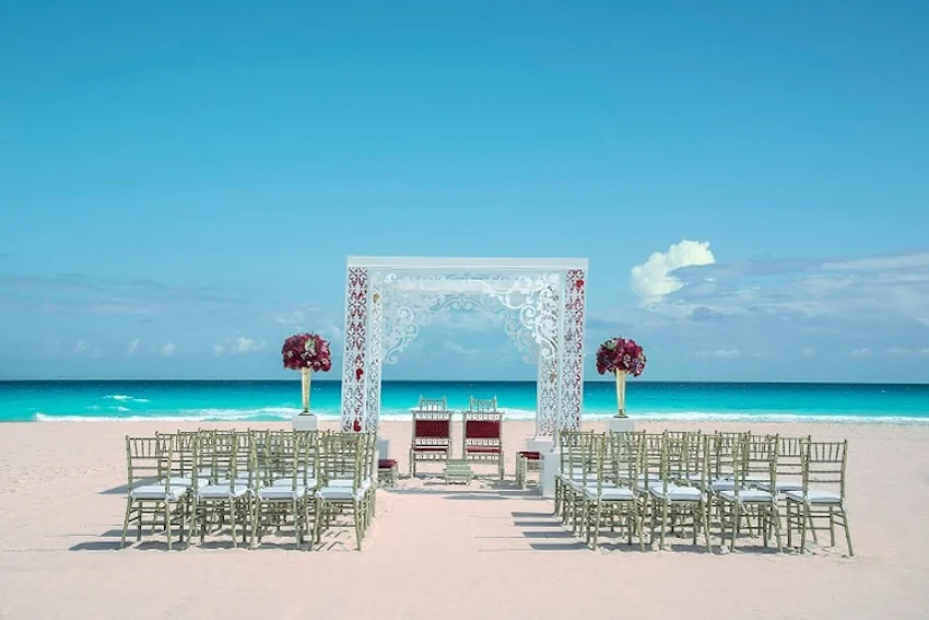 iberostar selection cancun beach wedding