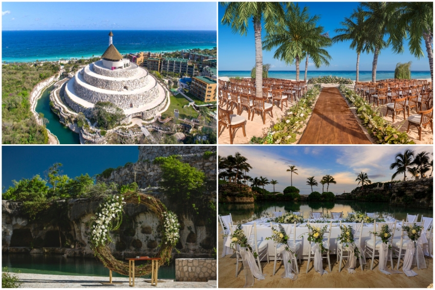 Hotel Xcaret Mexico wedding venues