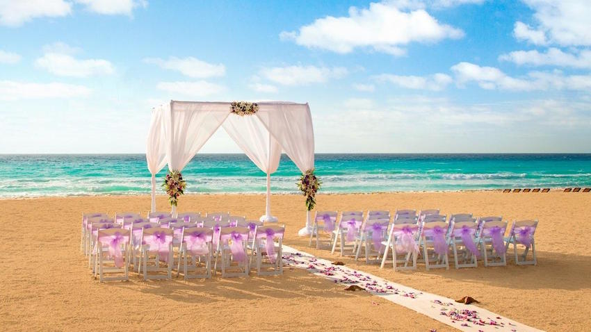 hyatt zilara cancun beach wedding