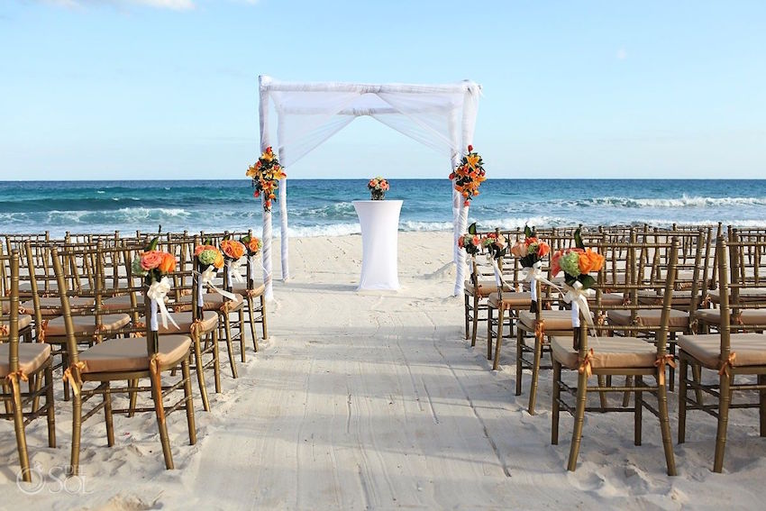valentin imperial riviera maya beach wedding