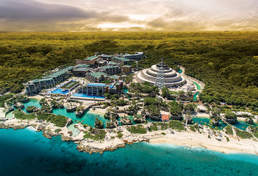 Hotel Xcaret Mexico Aerial