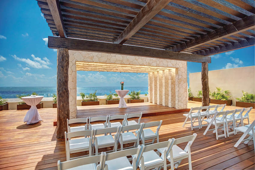 royalton riviera cancun terrace wedding