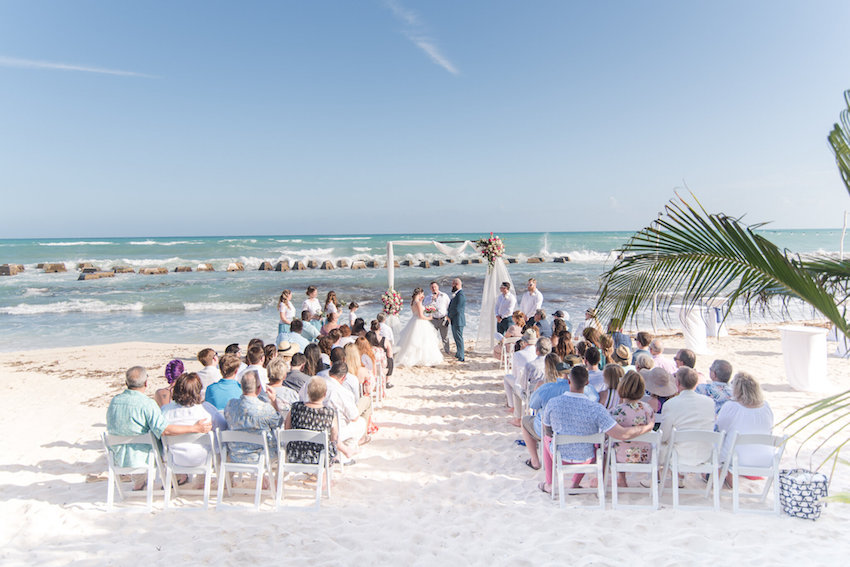 generations riviera maya beach wedding