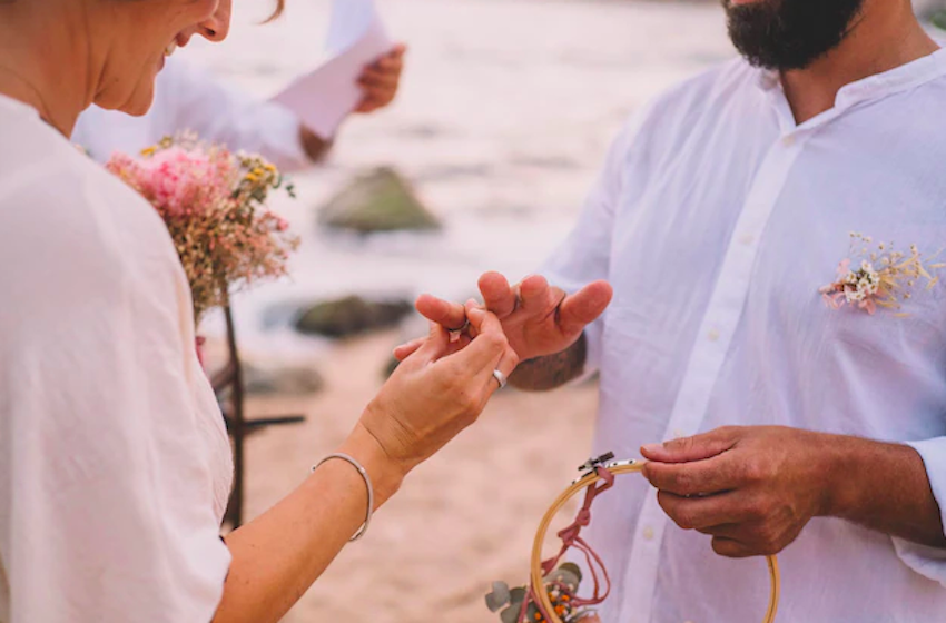 wedding ring ceremony cancun
