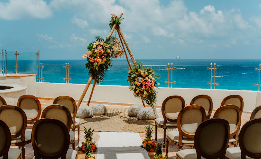 sandos cancun wedding venue