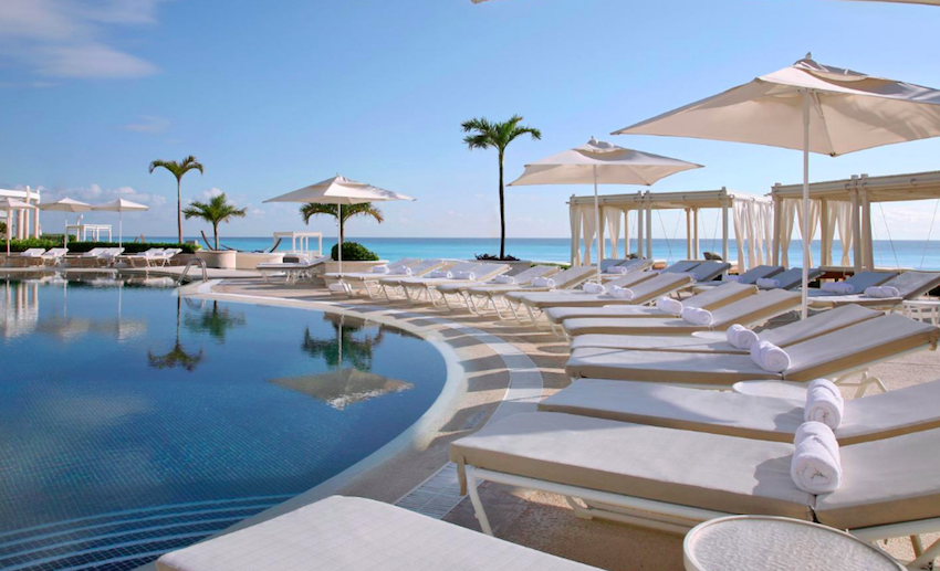 sandos cancun resort pool