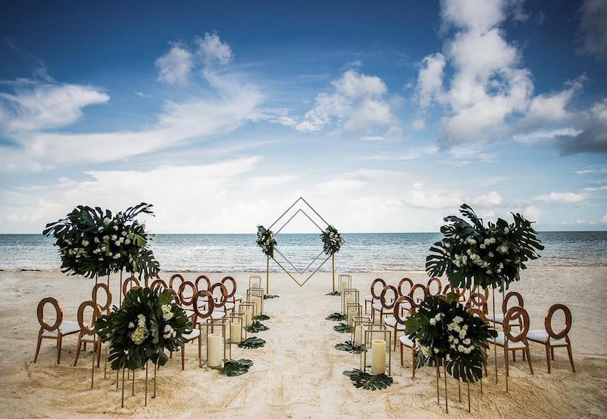 beach wedding dreams natura