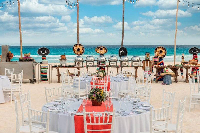 hyatt zilara cancun beach wedding