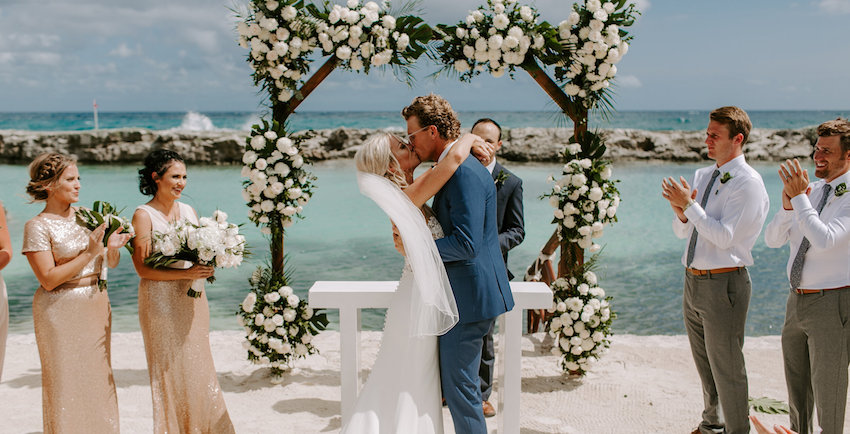cancun beach wedding