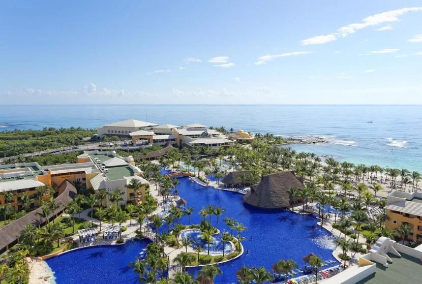 Barcelo maya beach resort top view