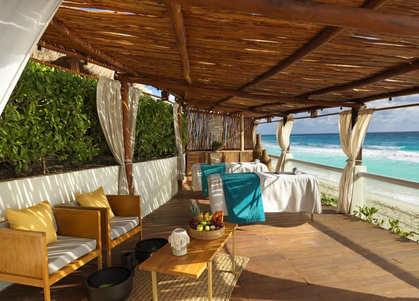 paradisus cancun beachside spa