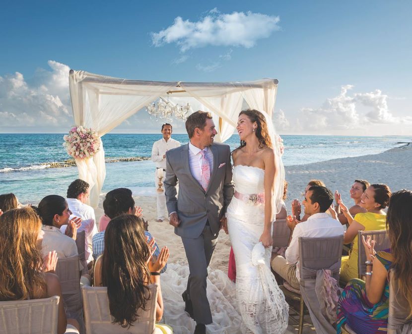 Generations Riviera Maya wedding on beach