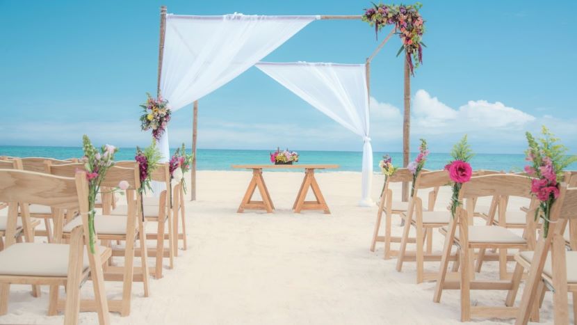 Iberostar Paraiso del Mar beach wedding venue