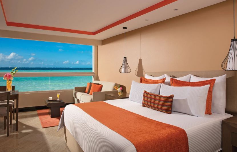 family room at dreams sands cancun