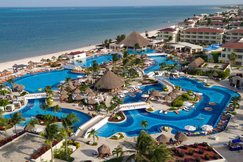 moon palace cancun aerial view