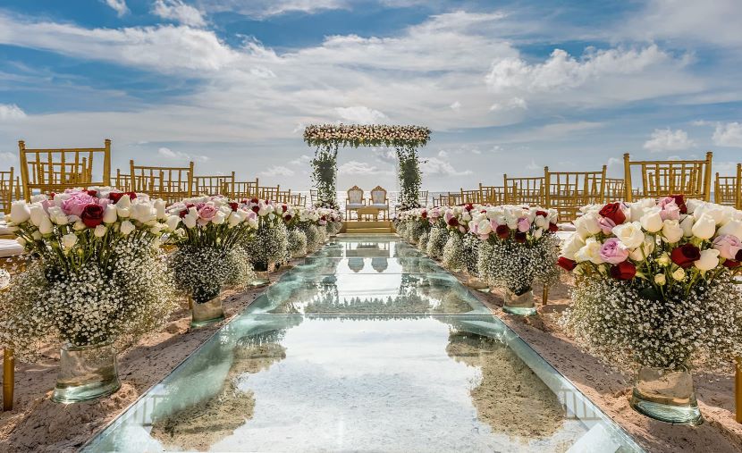 wedding venue at Palace Resorts Mexico