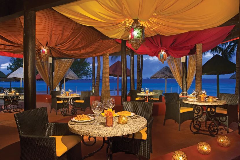 restaurant at dreams sands cancun