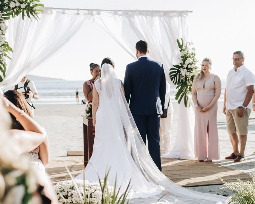 wedding on a beach