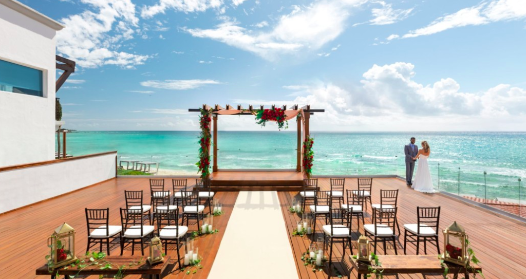hilton playa del carmen resort beach wedding 