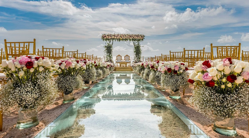 moon palace cancun beach wedding resort