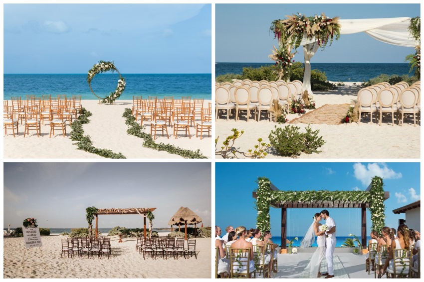playa mujeres beach wedding venues