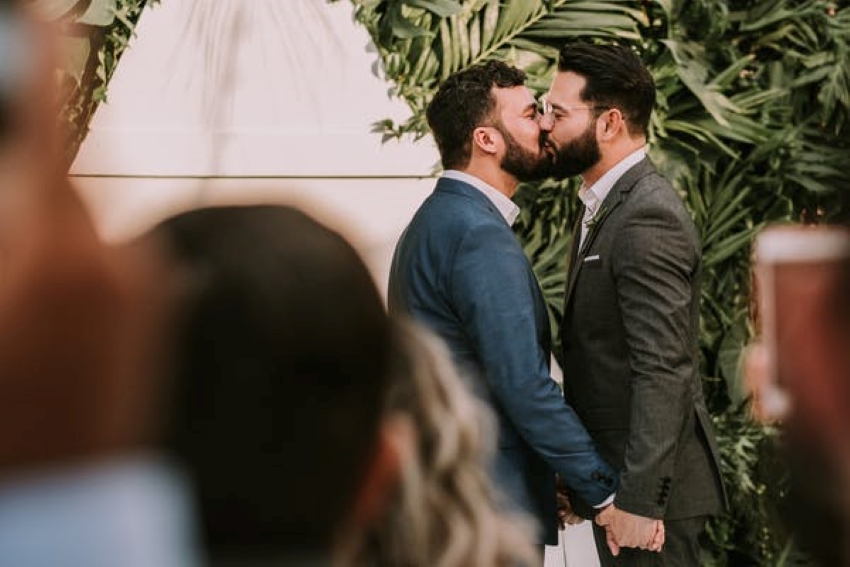 gay couple getting married