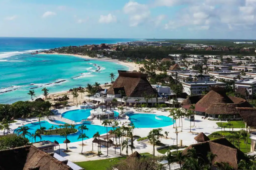 bahia principe grand tulum resort top view