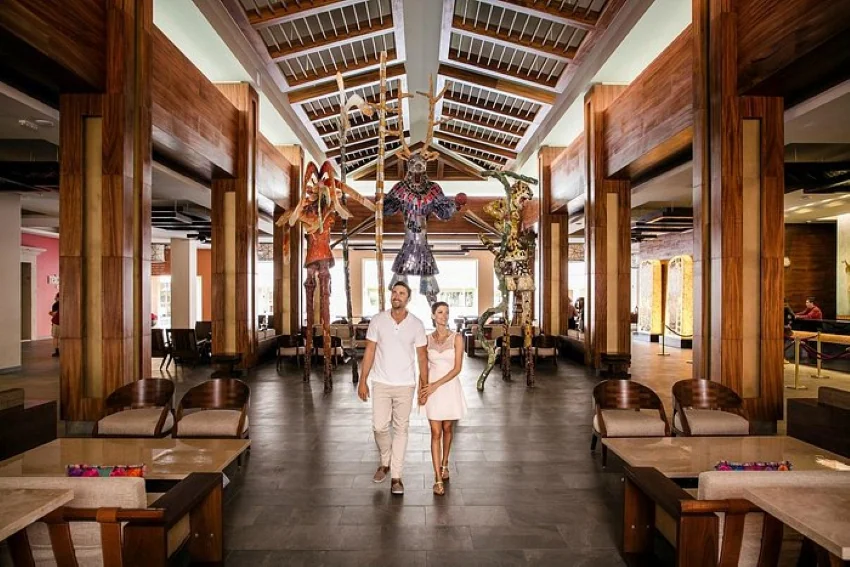 barcelo maya beach resort lobby