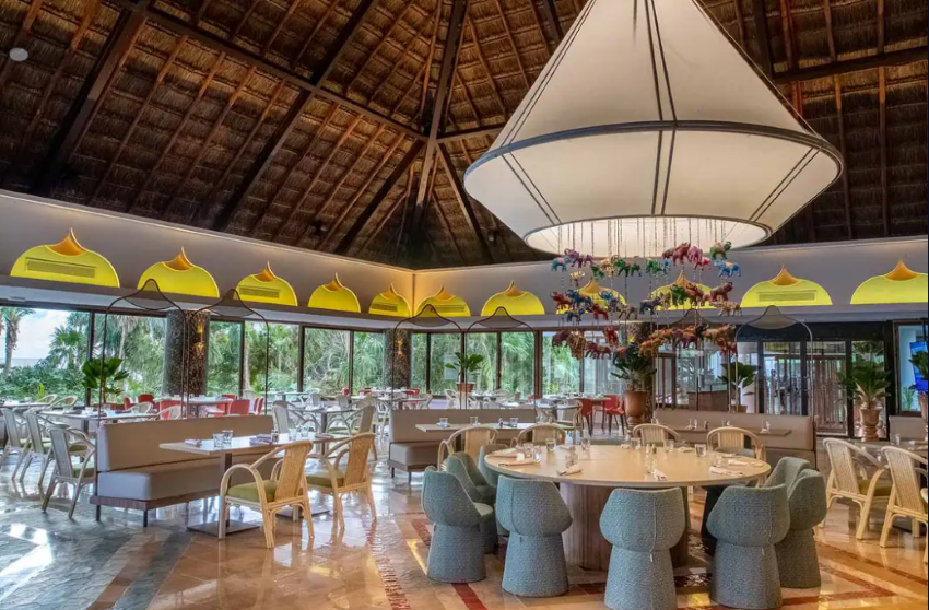 restaurant at bahia principe grand tulum