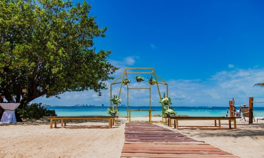 dreams sands cancun resort beach venue