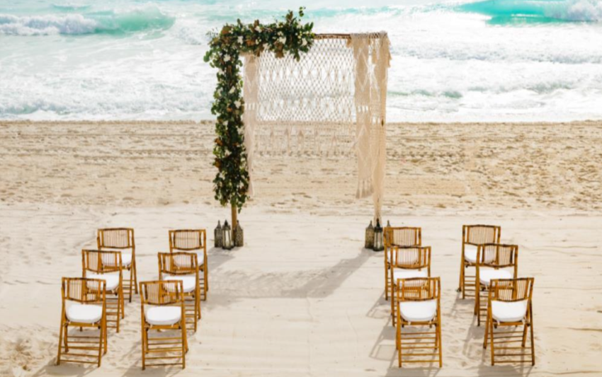 paradisus cancun beach wedding venue