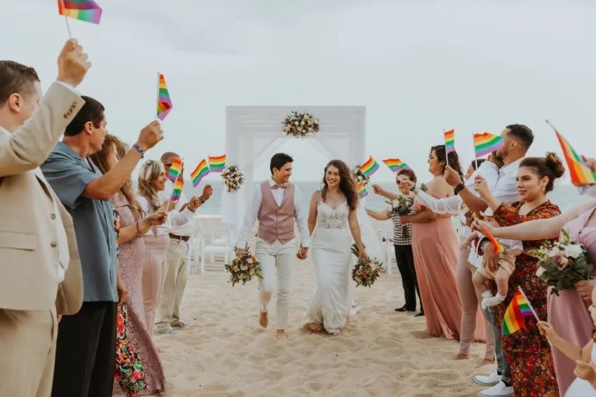 LGBTQ Wedding on the beach