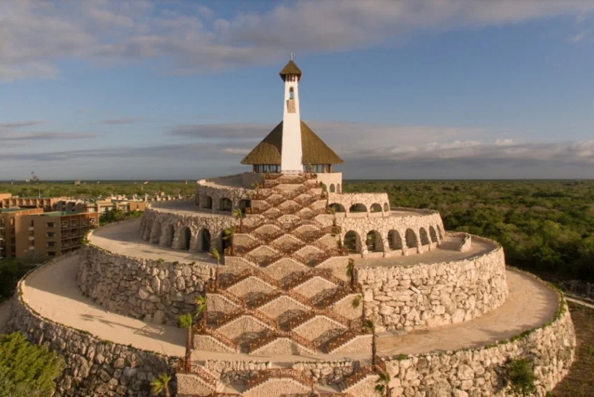 Chapel of Todos los Angeles hotel xcaret mexico