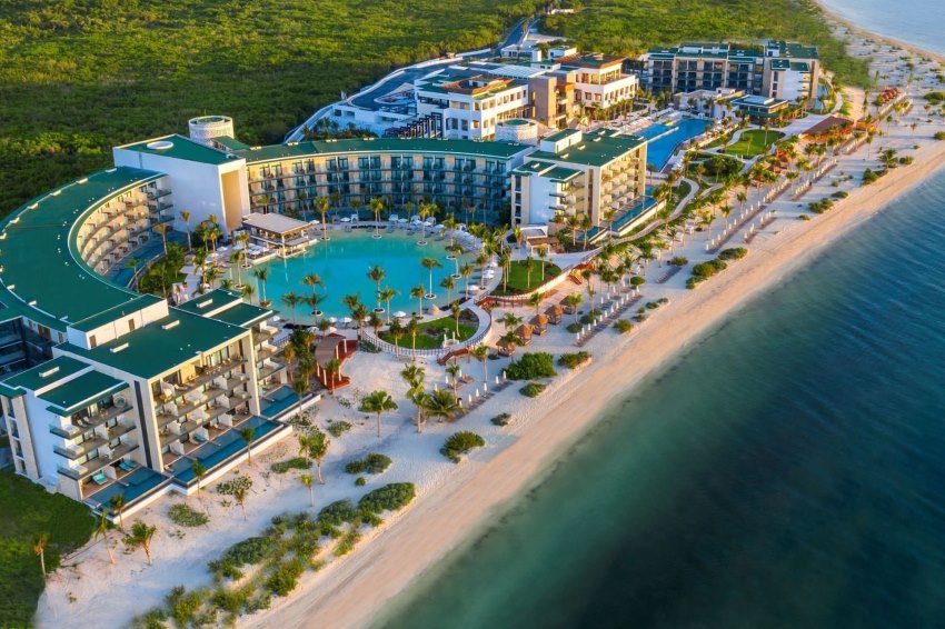 haven riviera cancun resort top view