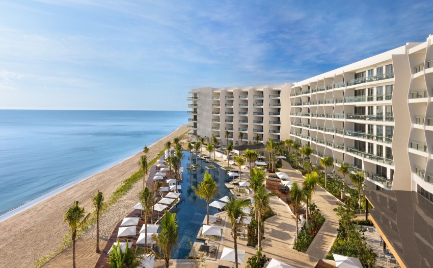 hilton cancun resort top view