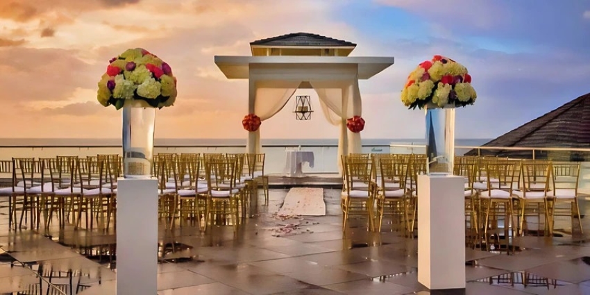 sky wedding venue azul beach resort negril